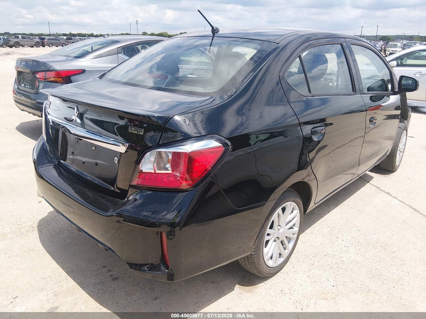 2024 Mitsubishi Mirage VIN ML32FUFJ6RHF18617 IAAI salvage auction — RIGHT FRONT, Enterprise Vehicles Clear Only (Georgia), sold $7,725 on 2026-07-20 (photo 4)