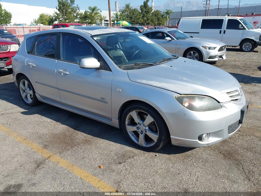 2005 Mazda 3 VIN JM1BK343751237692 IAAI salvage auction — LEFT SIDE, Salvage (California), sold $25 on 2026-07-21 (photo 1)