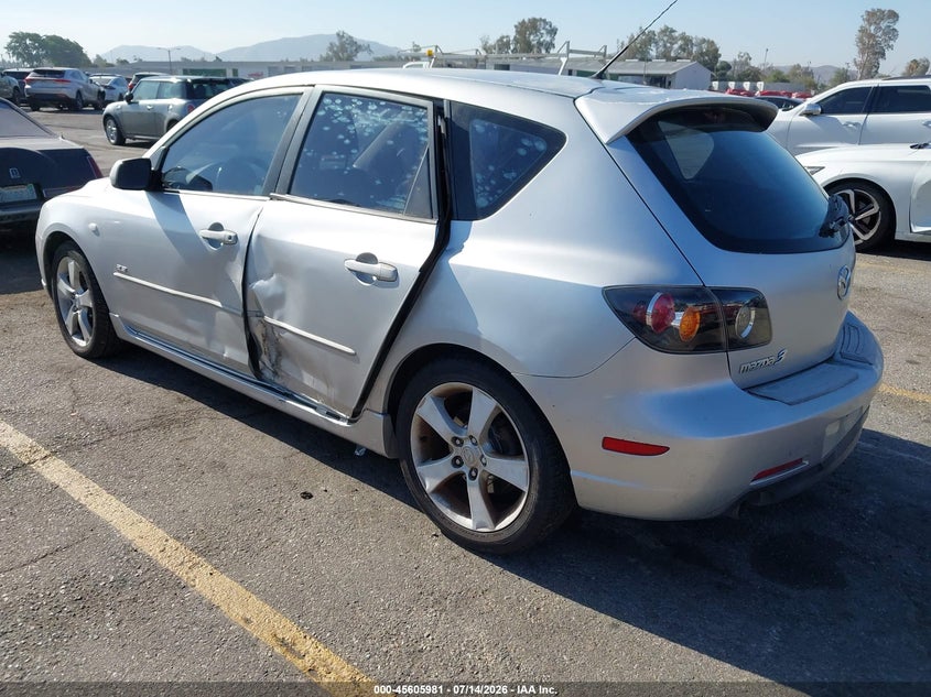 2005 Mazda 3 VIN JM1BK343751237692 IAAI salvage auction — LEFT SIDE, Salvage (California), sold $25 on 2026-07-21 (photo 3)