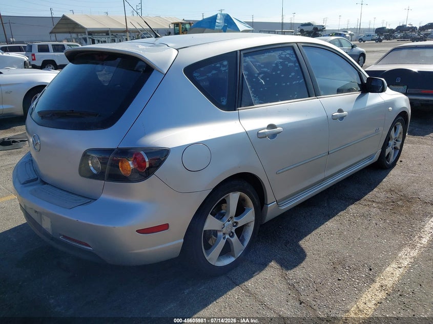 2005 Mazda 3 VIN JM1BK343751237692 IAAI salvage auction — LEFT SIDE, Salvage (California), sold $25 on 2026-07-21 (photo 4)