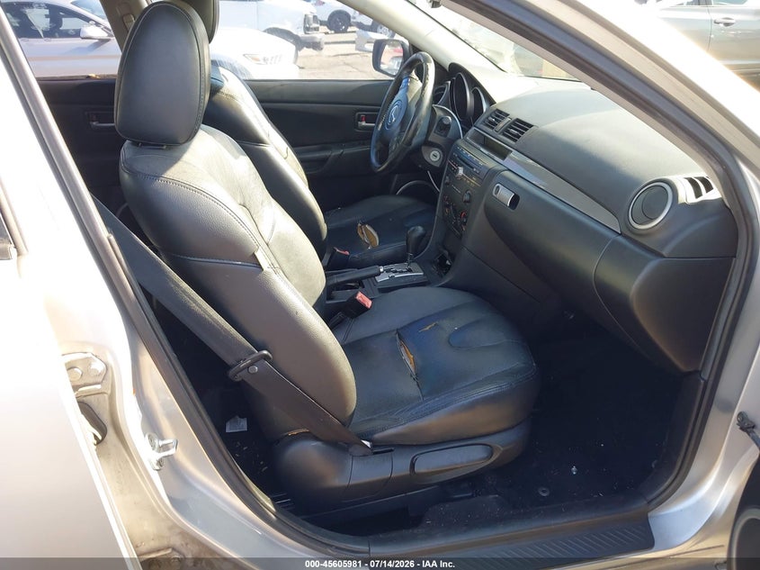 2005 Mazda 3 VIN JM1BK343751237692 IAAI salvage auction — LEFT SIDE, Salvage (California), sold $25 on 2026-07-21 (photo 5)