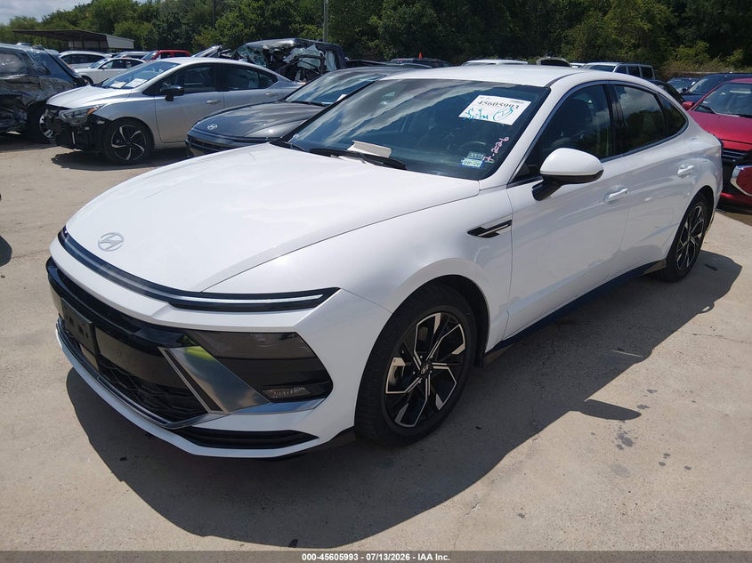2025 Hyundai Sonata VIN KMHL64JAXSA428483 IAAI salvage auction — RIGHT SIDE, Enterprise Vehicles Clear Only (Texas), sold $14,500 on 2026-07-20 (photo 2)