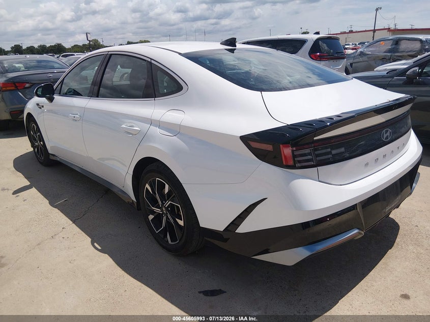 2025 Hyundai Sonata VIN KMHL64JAXSA428483 IAAI salvage auction — RIGHT SIDE, Enterprise Vehicles Clear Only (Texas), sold $14,500 on 2026-07-20 (photo 3)