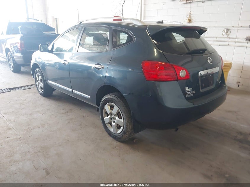 2014 Nissan Rogue VIN JN8AS5MV3EW203670 IAAI salvage auction — RIGHT FRONT, Salvage (Texas), sold $325 on 2026-07-29 (photo 3)