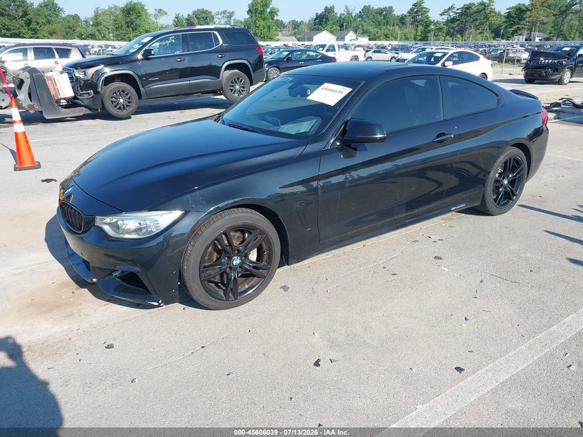2015 BMW 4er VIN WBA3R1C59FK194604 IAAI salvage auction — HAIL, Clear (Indiana), sold $7,800 on 2026-08-14 (photo 2)