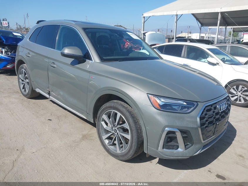 2023 Audi Q5 VIN WA1GAAFY4P2097114 IAAI salvage auction — RIGHT SIDE, Salvage (California), sold $12,300 on 2026-09-30 (photo 1)