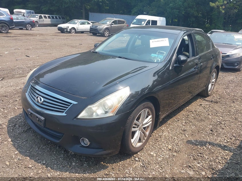 2010 Infiniti G VIN JN1CV6AR7AM254767 IAAI salvage auction — NORMAL WEAR, Clear, sold $925 on 2026-07-21 (photo 2)