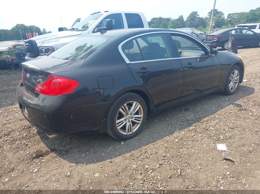 2010 Infiniti G VIN JN1CV6AR7AM254767 IAAI salvage auction — NORMAL WEAR, Clear, sold $925 on 2026-07-21 (photo 4)