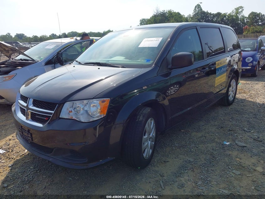 2019 Dodge Caravan VIN 2C4RDGBG3KR783144 IAAI salvage auction — UNKNOWN, Salvage Title, sold $2,550 on 2026-08-11 (photo 2)