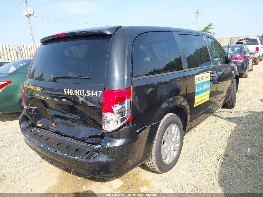 2019 Dodge Caravan VIN 2C4RDGBG3KR783144 IAAI salvage auction — UNKNOWN, Salvage Title, sold $2,550 on 2026-08-11 (photo 4)