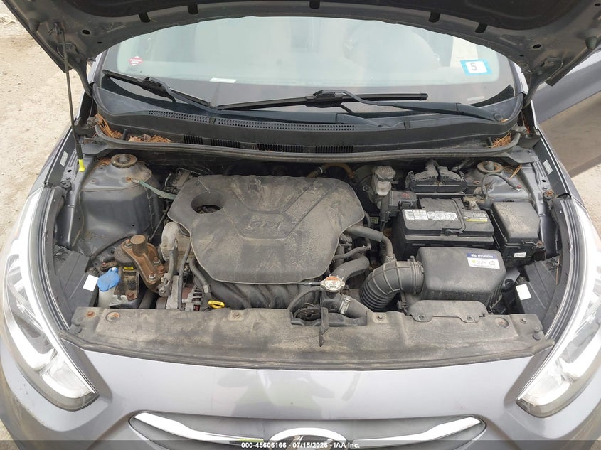 2017 Hyundai Accent VIN KMHCT4AE1HU297821 IAAI salvage auction — NORMAL WEAR, Original (New Hampshire), sold $25 on 2026-07-22 (photo 9)