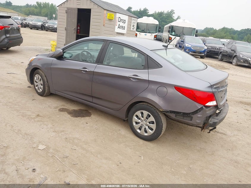 2017 Hyundai Accent VIN KMHCT4AE1HU297821 IAAI salvage auction — NORMAL WEAR, Original (New Hampshire), sold $25 on 2026-07-22 (photo 3)