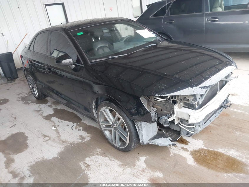 2017 Audi A3 VIN WAUAUGFF3H1044140 IAAI salvage auction — FRONT END, Original (Texas), sold $3,675 on 2026-08-14 (photo 1)