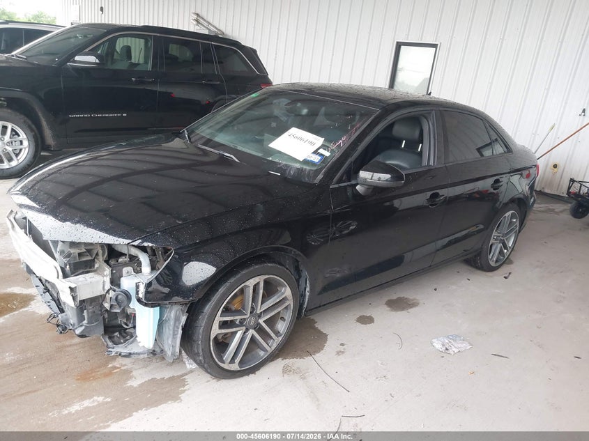 2017 Audi A3 VIN WAUAUGFF3H1044140 IAAI salvage auction — FRONT END, Original (Texas), sold $3,675 on 2026-08-14 (photo 2)