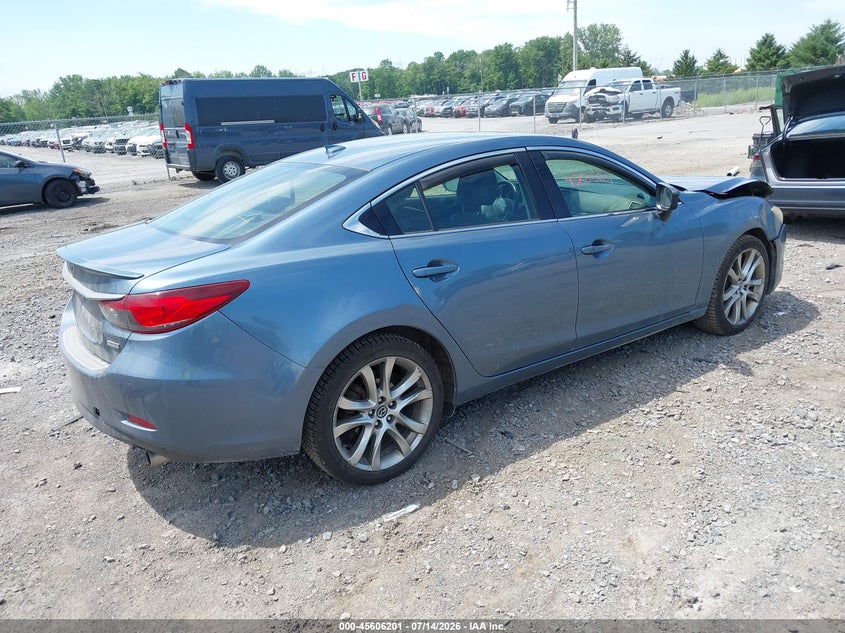 2014 Mazda 6 VIN JM1GJ1W64E1162454 IAAI salvage auction — FRONT END, Mv-907A (New York), sold $350 on 2026-07-28 (photo 4)