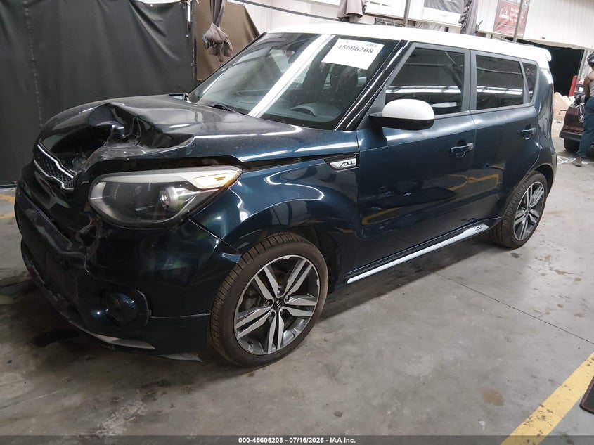 2018 Kia Soul VIN KNDJP3A57J7616377 IAAI salvage auction — FRONT & REAR, Salvage (Arizona), sold $1,700 on 2026-07-28 (photo 2)