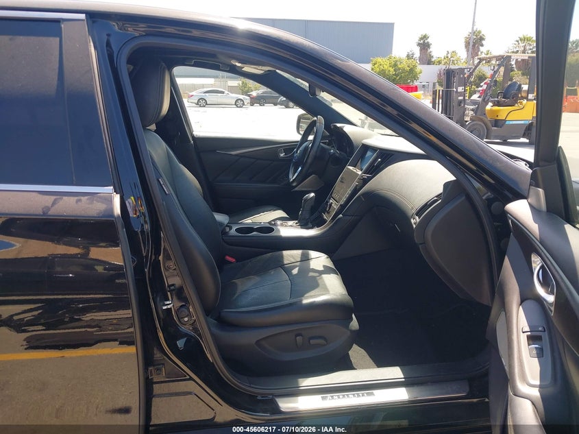2021 Infiniti Q50 VIN JN1EV7CP4MM705300 IAAI salvage auction — FRONT END, Salvage (California), sold $7,600 on 2026-08-10 (photo 5)