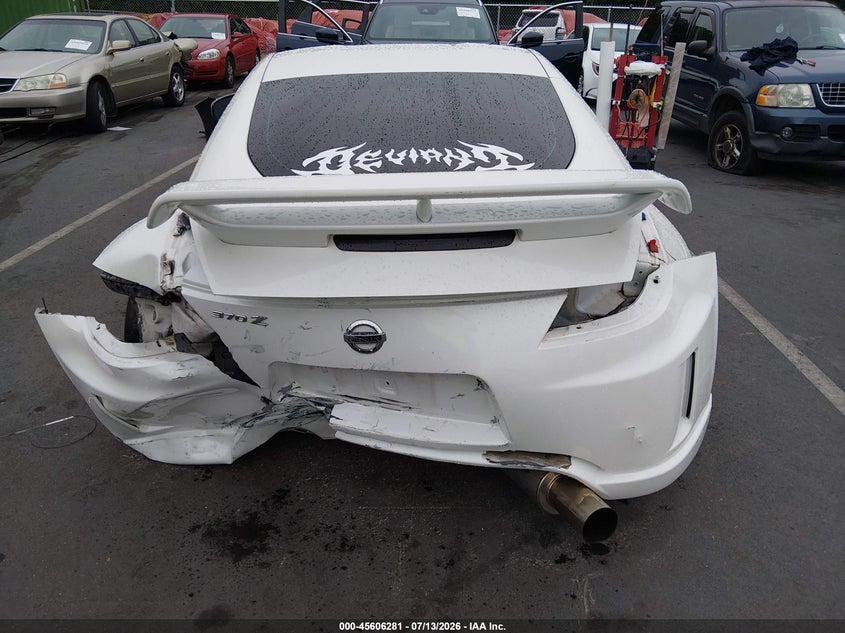 2012 Nissan 370z VIN JN1AZ4EH9CM561233 IAAI salvage auction — REAR END, Salvage Title, sold $7,200 on 2026-08-12 (photo 6)