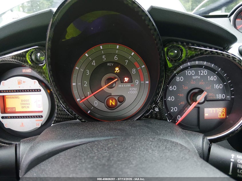 2012 Nissan 370z VIN JN1AZ4EH9CM561233 IAAI salvage auction — REAR END, Salvage Title, sold $7,200 on 2026-08-12 (photo 7)
