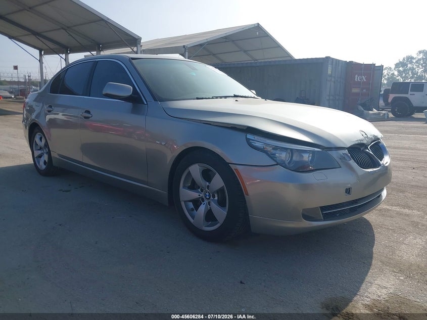 2008 BMW 5 series VIN WBANU53538CT05417 IAAI salvage auction — FRONT END, Salvage (California), sold $350 on 2026-07-29 (photo 1)