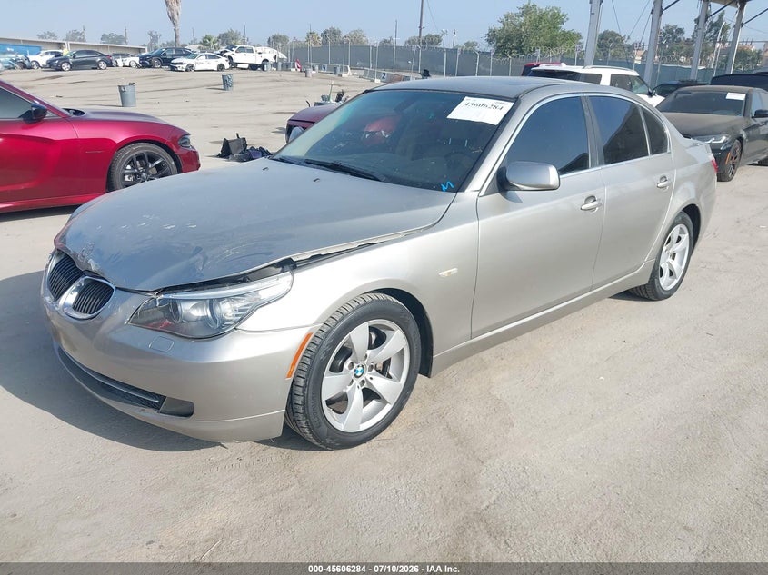 2008 BMW 5 series VIN WBANU53538CT05417 IAAI salvage auction — FRONT END, Salvage (California), sold $350 on 2026-07-29 (photo 2)