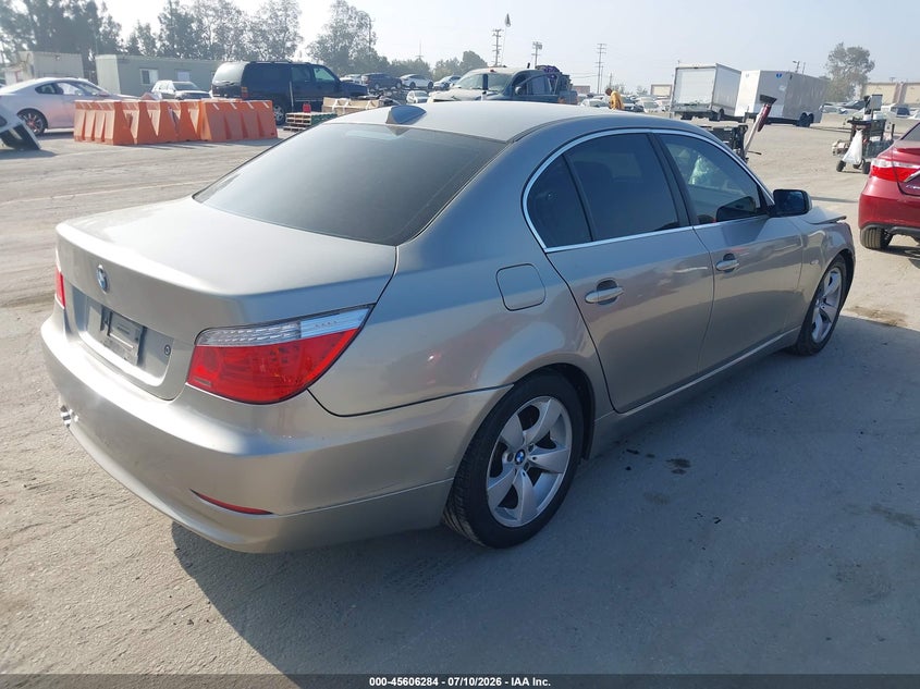 2008 BMW 5 series VIN WBANU53538CT05417 IAAI salvage auction — FRONT END, Salvage (California), sold $350 on 2026-07-29 (photo 4)