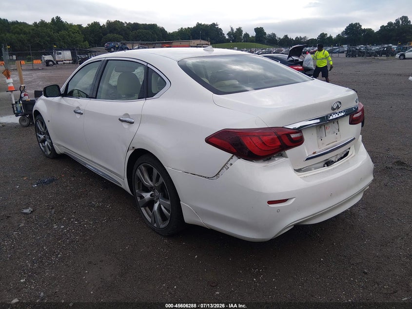 2015 Infiniti Q70 VIN JN1BY1PP1FM600363 IAAI salvage auction — REAR END, Salvage (Tennessee), sold $25 on 2026-07-29 (photo 3)
