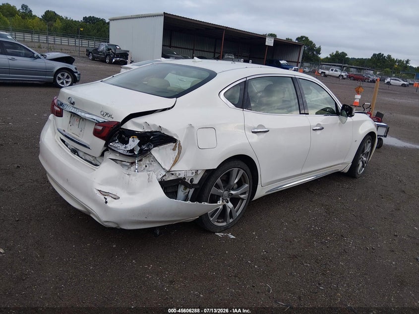 2015 Infiniti Q70 VIN JN1BY1PP1FM600363 IAAI salvage auction — REAR END, Salvage (Tennessee), sold $25 on 2026-07-29 (photo 4)