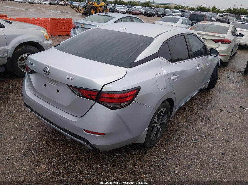 2020 Nissan Sentra VIN 3N1AB8CV6LY225802 IAAI salvage auction — FRONT END, Wait Title, sold $1,750 on 2026-08-31 (photo 4)