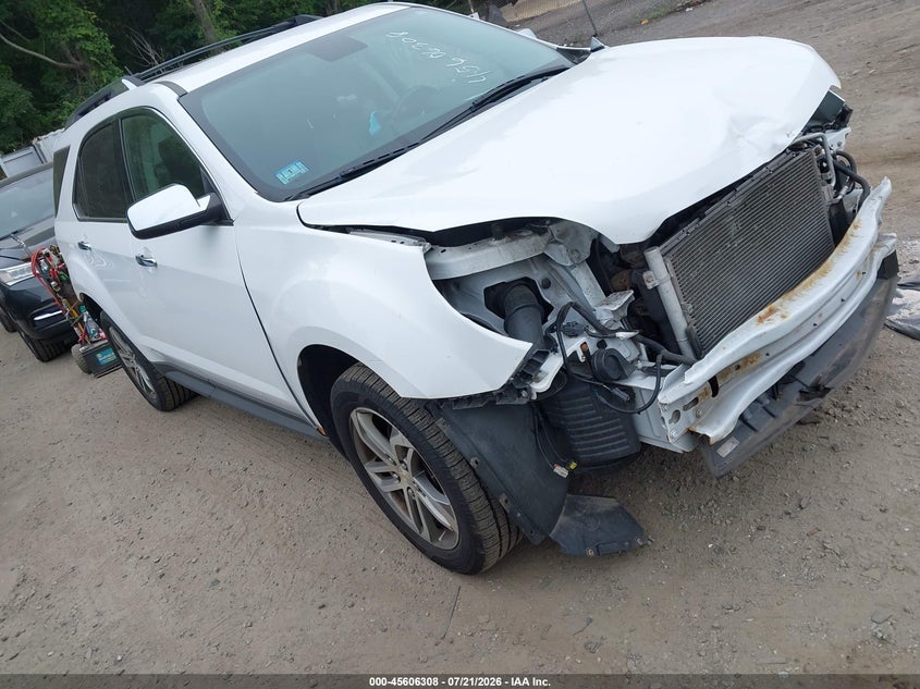 2016 Chevrolet Equinox VIN 2GNFLGE34G6359048 IAAI salvage auction — FRONT END, Clear (Massachusetts), sold $500 on 2026-07-25 (photo 1)