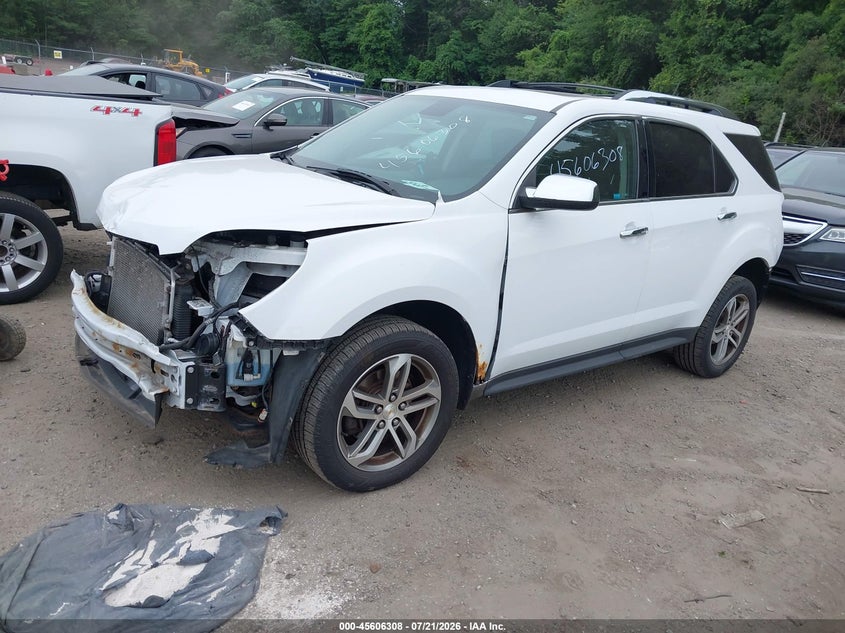 2016 Chevrolet Equinox VIN 2GNFLGE34G6359048 IAAI salvage auction — FRONT END, Clear (Massachusetts), sold $500 on 2026-07-25 (photo 2)