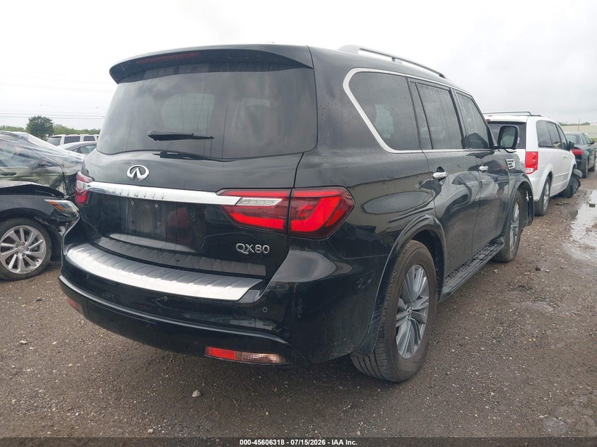 2023 Infiniti Qx80 VIN JN8AZ2AF4P9756501 IAAI salvage auction — FRONT END, Wait Title, sold $16,000 on 2026-09-07 (photo 4)