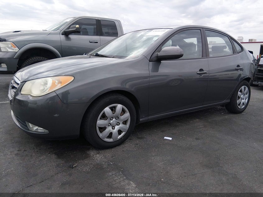 2007 Hyundai Elantra VIN KMHDU46D47U254705 IAAI salvage auction — LEFT & RIGHT, Salvage (Nevada), sold $275 on 2026-07-24 (photo 2)