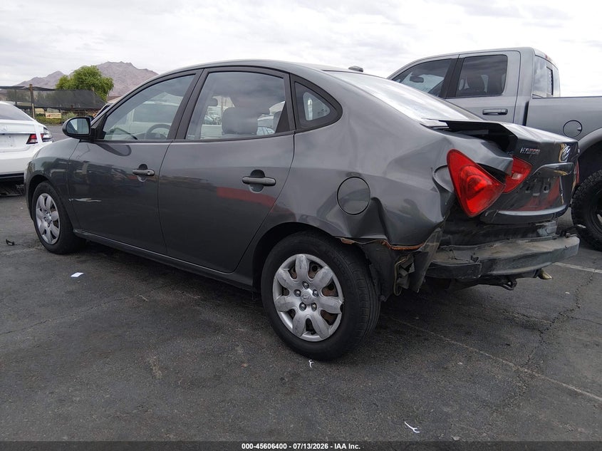 2007 Hyundai Elantra VIN KMHDU46D47U254705 IAAI salvage auction — LEFT & RIGHT, Salvage (Nevada), sold $275 on 2026-07-24 (photo 3)