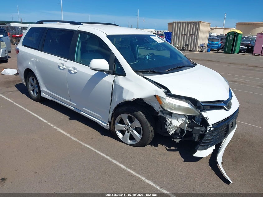 2020 Toyota Sienna VIN 5TDKZ3DC4LS054181 IAAI salvage auction — FRONT END, Salvage Title, sold $1,250 on 2026-07-21 (photo 6)