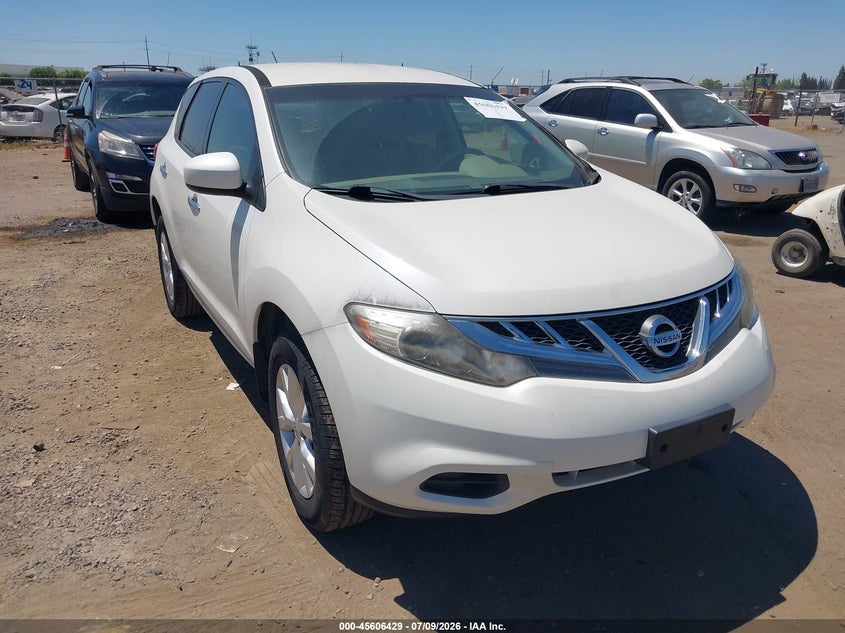 2014 Nissan Murano VIN JN8AZ1MU2EW409249 IAAI salvage auction — NORMAL WEAR, Clear - Dealer Only (California), sold $125 on 2026-07-22 (photo 1)
