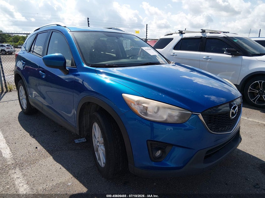 2014 Mazda Cx-5 VIN JM3KE2CYXE0328239 IAAI salvage auction — WATER/FLOOD, Salvage Title, sold $350 on 2026-07-29 (photo 1)