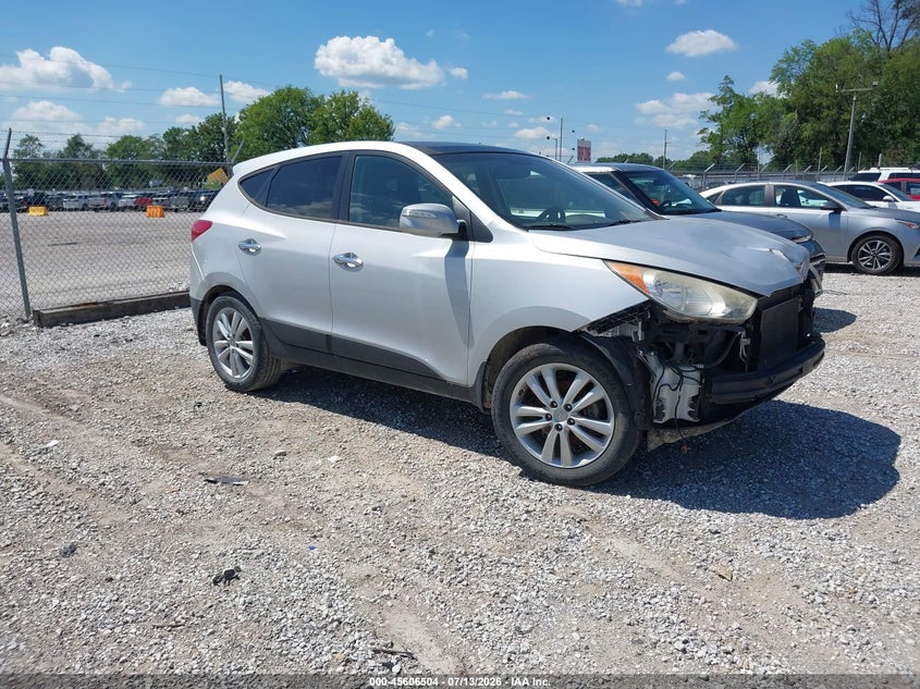 2013 Hyundai Tucson VIN KM8JU3AC4DU547737 IAAI salvage auction — NORMAL WEAR, Clear (Missouri), sold $1,600 on 2026-07-20 (photo 1)