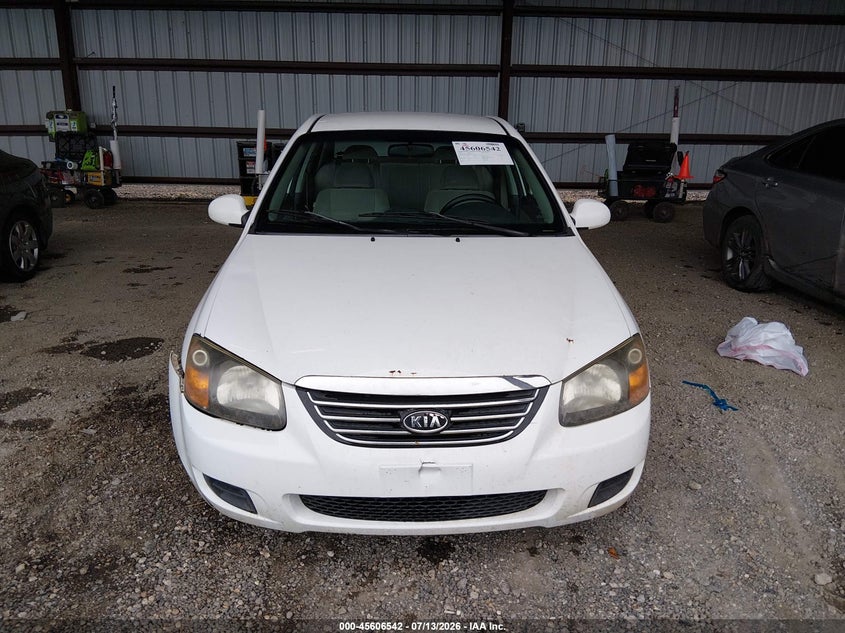 2009 Kia Spectra VIN KNAFE221695624184 IAAI salvage auction — NORMAL WEAR, Clear (Louisiana), sold $425 on 2026-07-29 (photo 6)