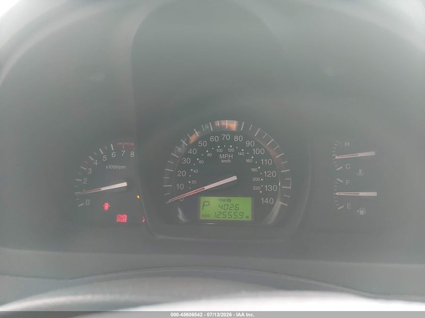 2009 Kia Spectra VIN KNAFE221695624184 IAAI salvage auction — NORMAL WEAR, Clear (Louisiana), sold $425 on 2026-07-29 (photo 7)