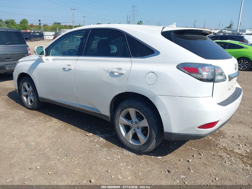 2012 Lexus Rx VIN JTJZK1BA5C2414023 IAAI salvage auction — NORMAL WEAR, Original (Ohio), sold $4,250 on 2026-07-30 (photo 3)