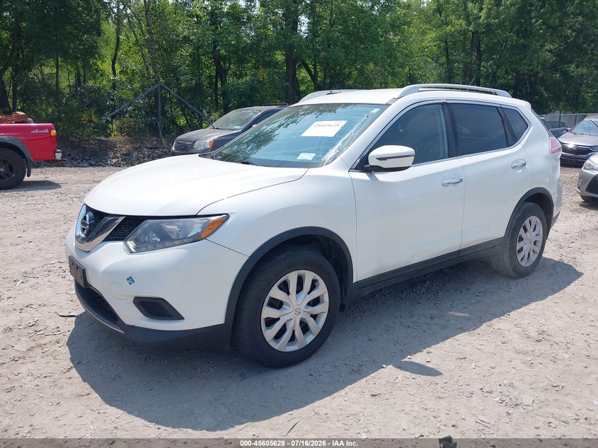 2016 Nissan Rogue VIN KNMAT2MV2GP713075 IAAI salvage auction — NORMAL WEAR, Clear (New York), sold $25 on 2026-07-28 (photo 2)