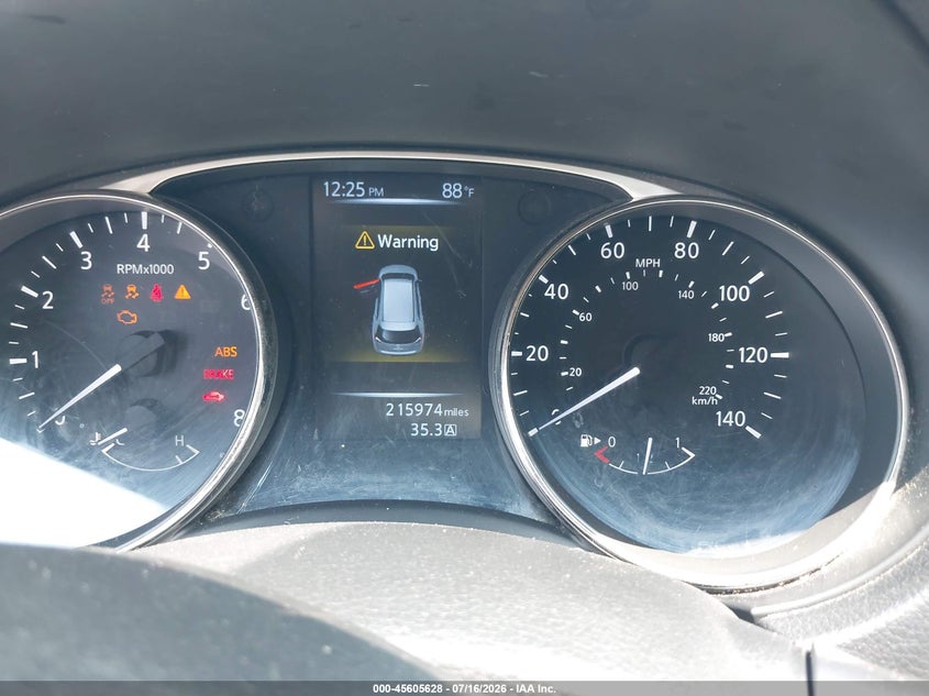 2016 Nissan Rogue VIN KNMAT2MV2GP713075 IAAI salvage auction — NORMAL WEAR, Clear (New York), sold $25 on 2026-07-28 (photo 7)