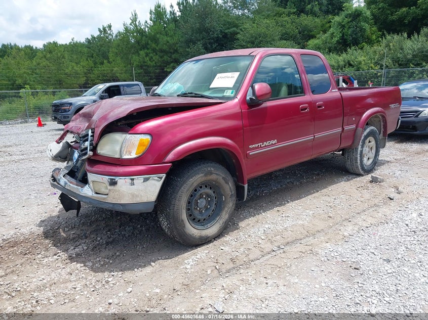 2000 Toyota Tundra VIN 5TBBT4814YS032519 IAAI salvage auction — FRONT END, Salvage (Alabama), sold $1,950 on 2026-08-02 (photo 2)