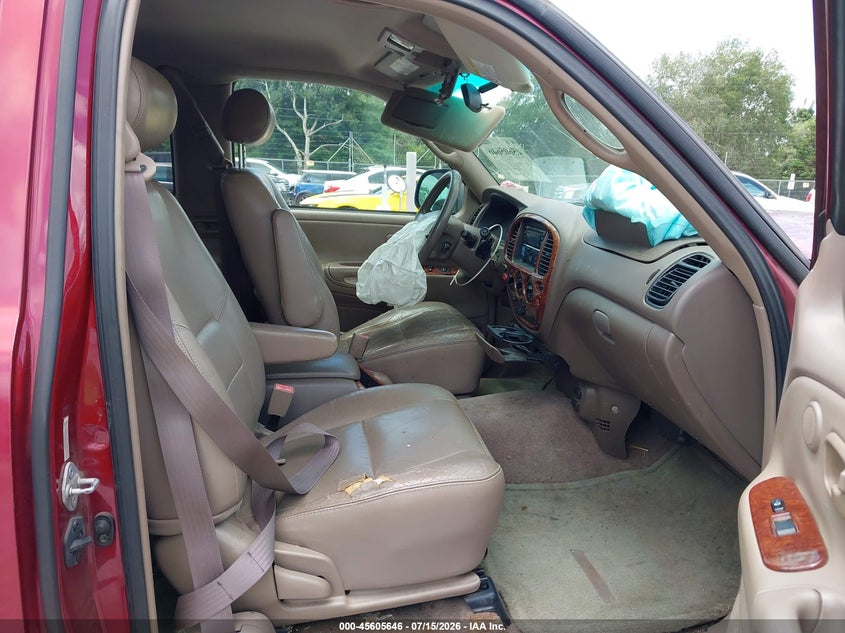 2000 Toyota Tundra VIN 5TBBT4814YS032519 IAAI salvage auction — FRONT END, Salvage (Alabama), sold $1,950 on 2026-08-02 (photo 5)