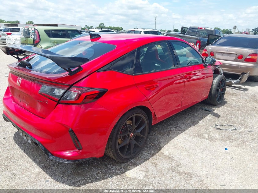 2025 Honda Civic type r VIN JHMFL5G47SX004627 IAAI salvage auction — FRONT END, Original (Texas), sold $17,600 on 2026-08-28 (photo 4)