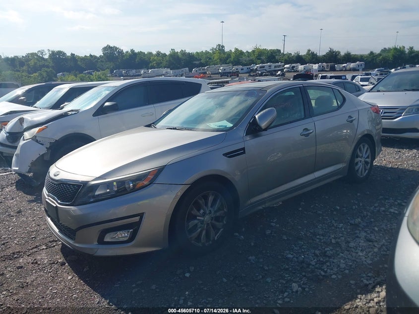 2015 Kia Optima VIN 5XXGN4A76FG377877 IAAI salvage auction — NORMAL WEAR, Clear (Tennessee), sold $1,050 on 2026-07-30 (photo 2)