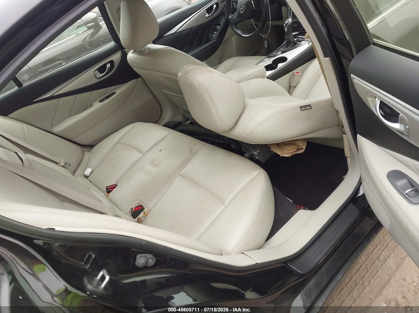 2023 Infiniti Q50 VIN JN1EV7BR7PM541712 IAAI salvage auction — FRONT END, Salvage (Massachusetts), sold $7,525 on 2026-08-18 (photo 8)