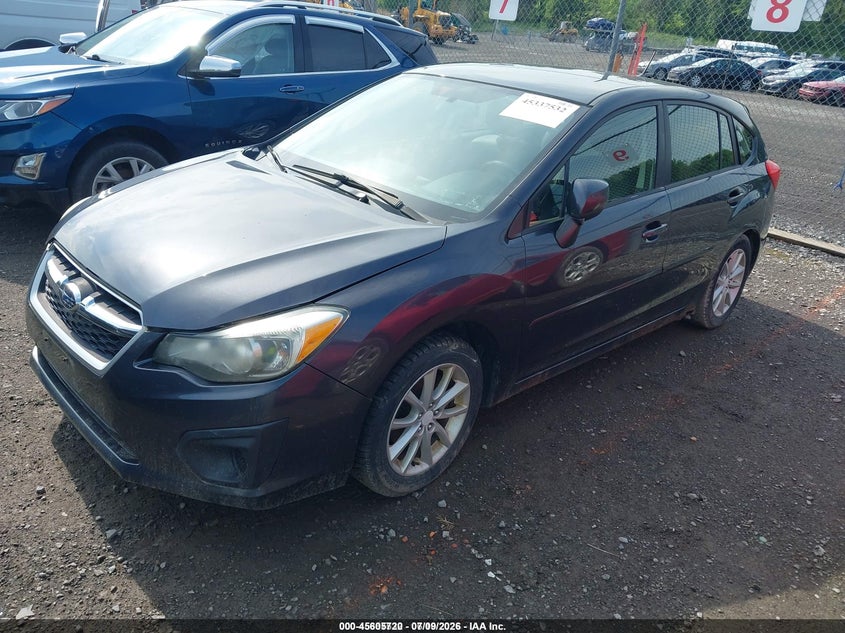 2014 Subaru Impreza VIN JF1GPAC68E9234637 IAAI salvage auction — NORMAL WEAR, Clear (New York), sold $400 on 2026-07-30 (photo 2)
