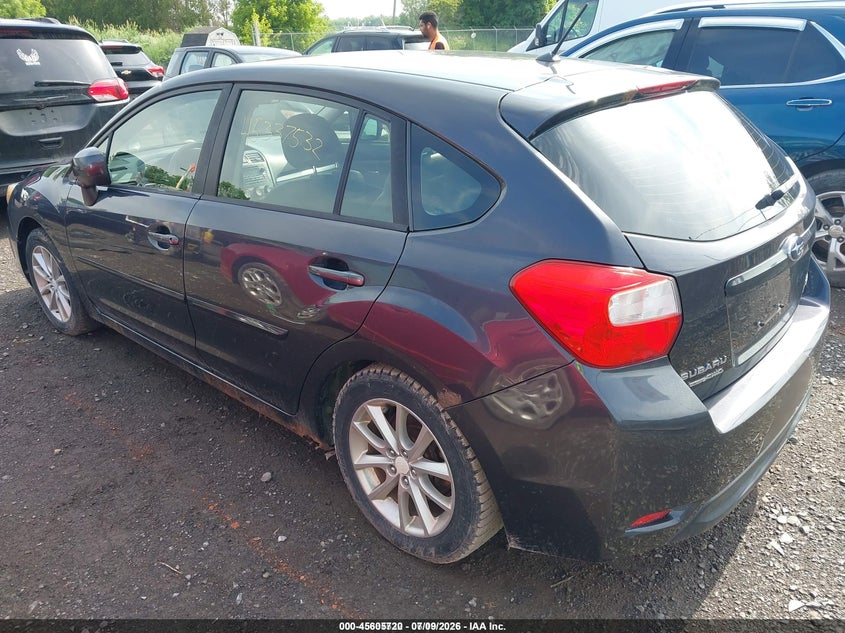 2014 Subaru Impreza VIN JF1GPAC68E9234637 IAAI salvage auction — NORMAL WEAR, Clear (New York), sold $400 on 2026-07-30 (photo 3)